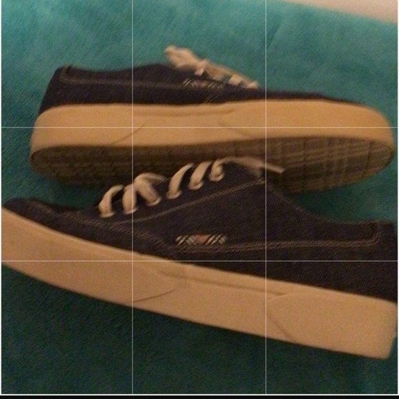 BURBERRY DENIM SNEAKERS SZ 40 - Picture 7 of 9